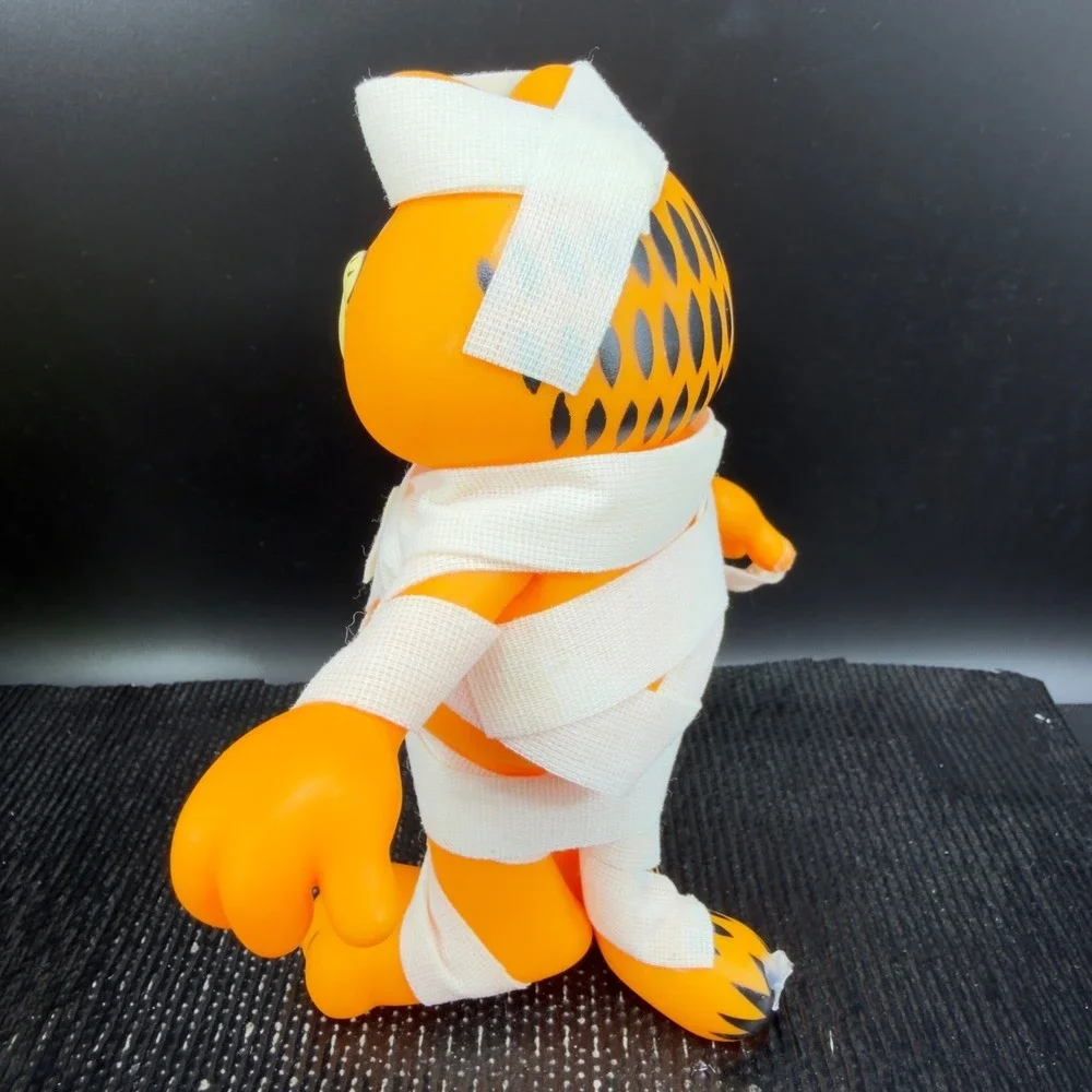Vintage Garfield Mummy Vinyl Figure Enesco 1978‎ Halloween Collectible Plastic